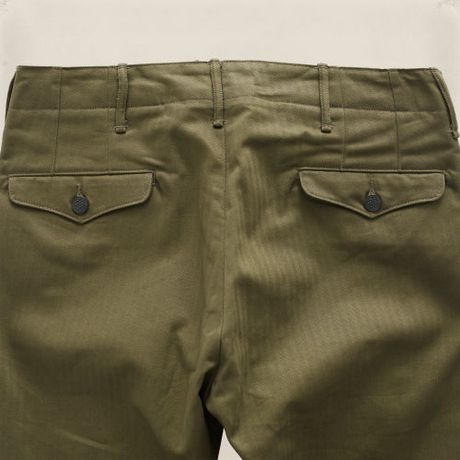 Rrl Officer's Chino Pant in Green for Men | Lyst