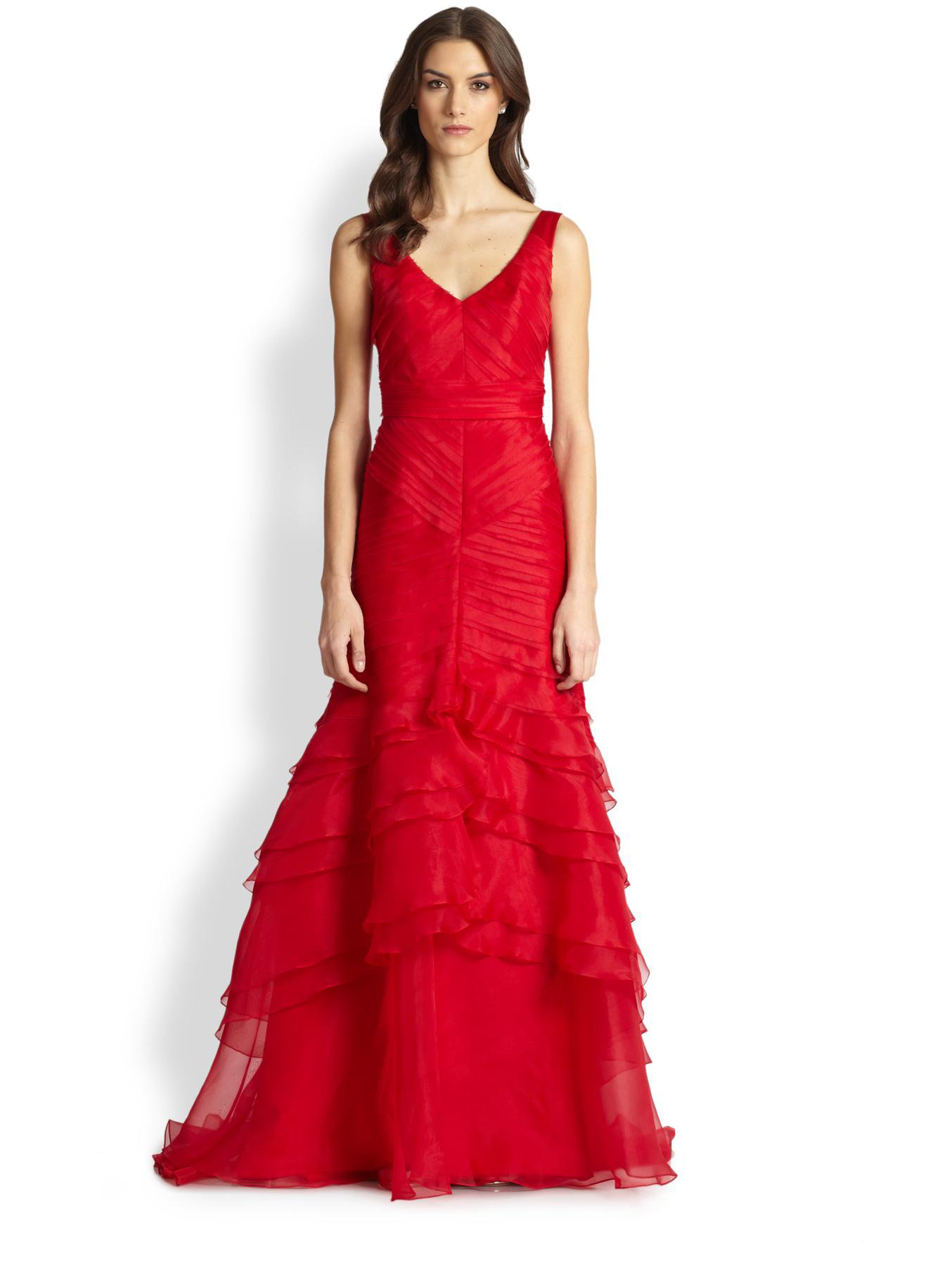 Red Organza Dress