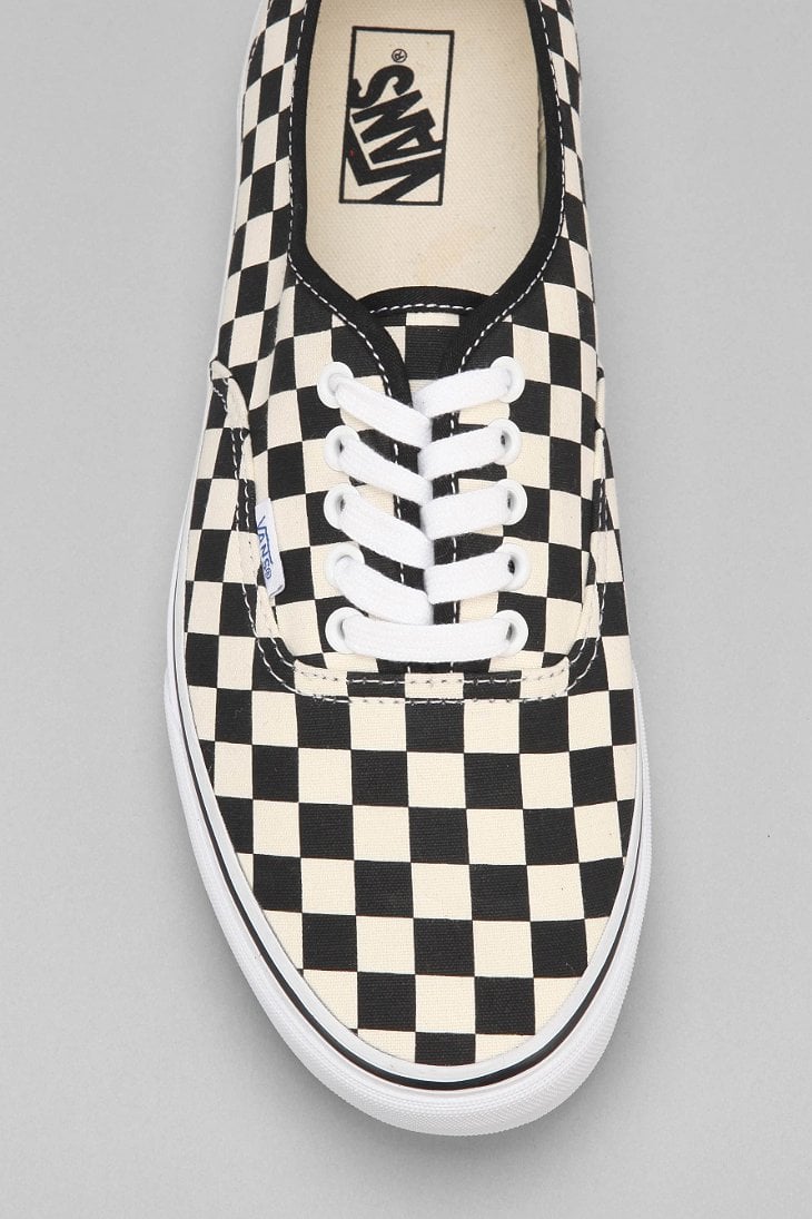 checkerboard vans for men