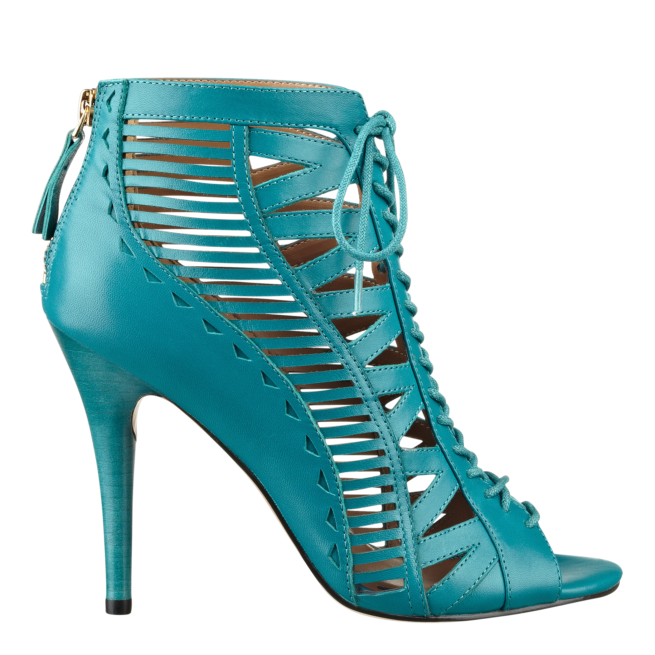 Lyst - Nine West Angellica Lace Up Pump in Blue