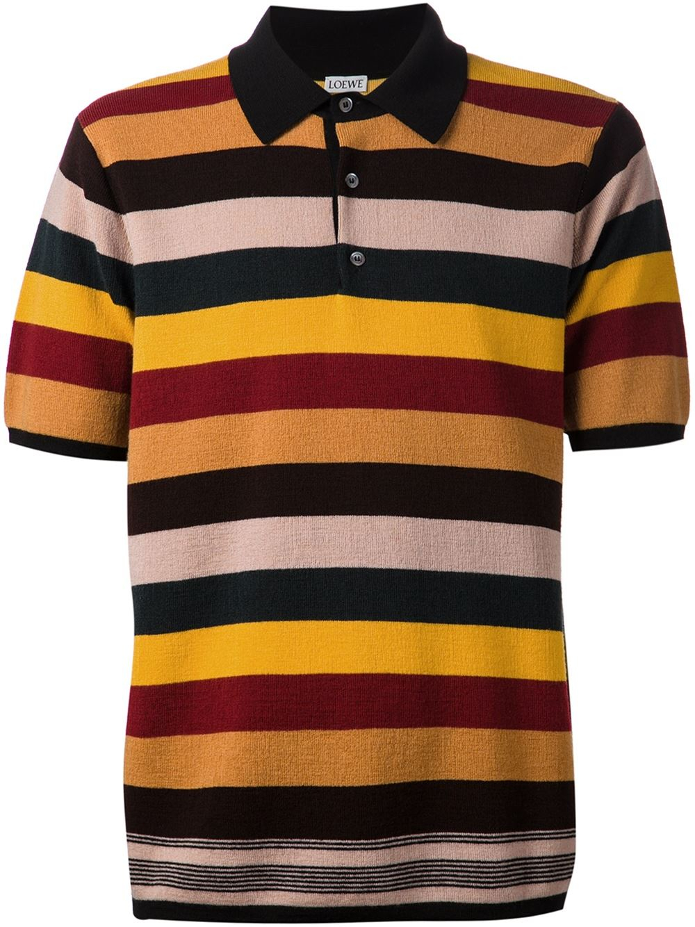Lyst - Loewe Striped Polo Shirt for Men