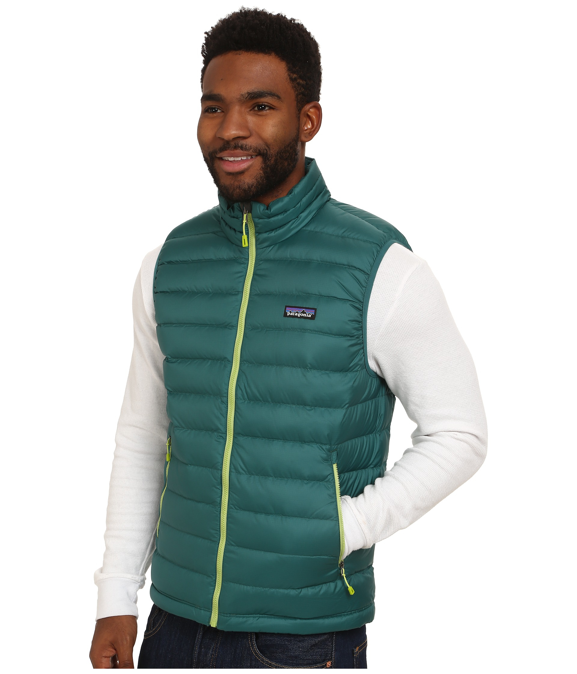 Patagonia Down Sweater Vest in Green for Men (Arbor Green) | Lyst
