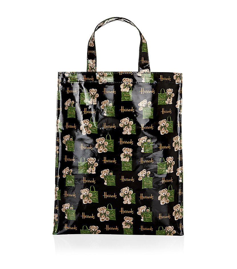 Harrods Medium Jacob Bear Shopper Bag in Green | Lyst