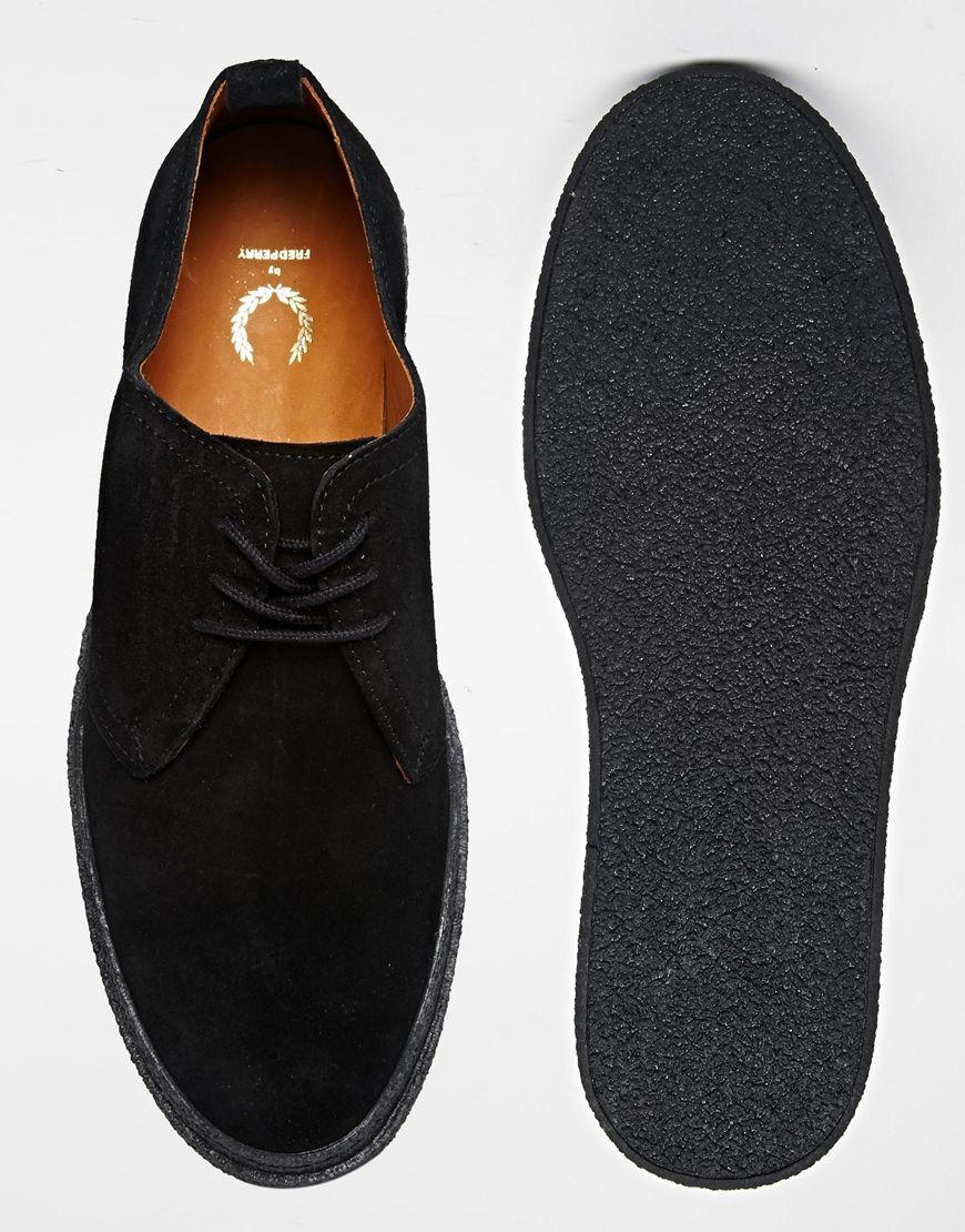 fred perry linden suede shoes