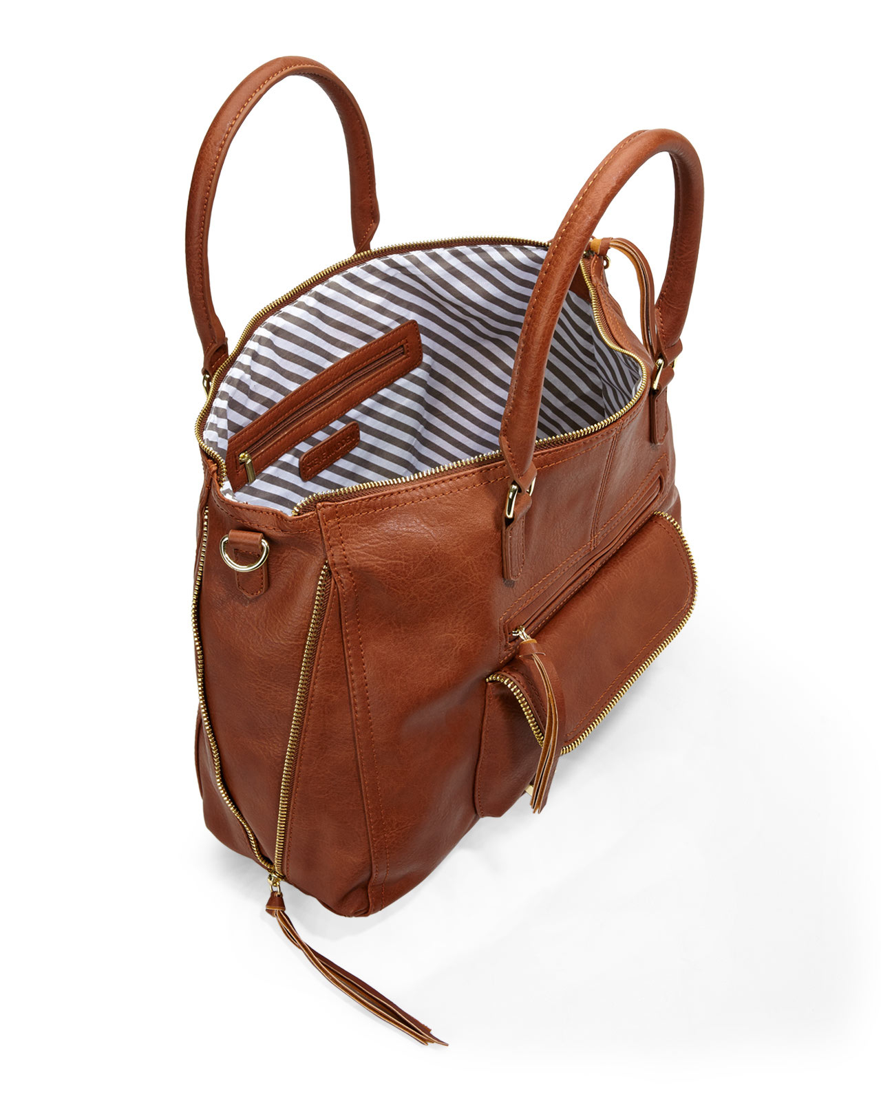 Lyst Steve Madden Cognac Broyale Tote Bag In Brown Gallery
