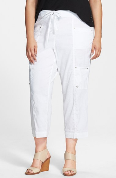 womens plus crop pants