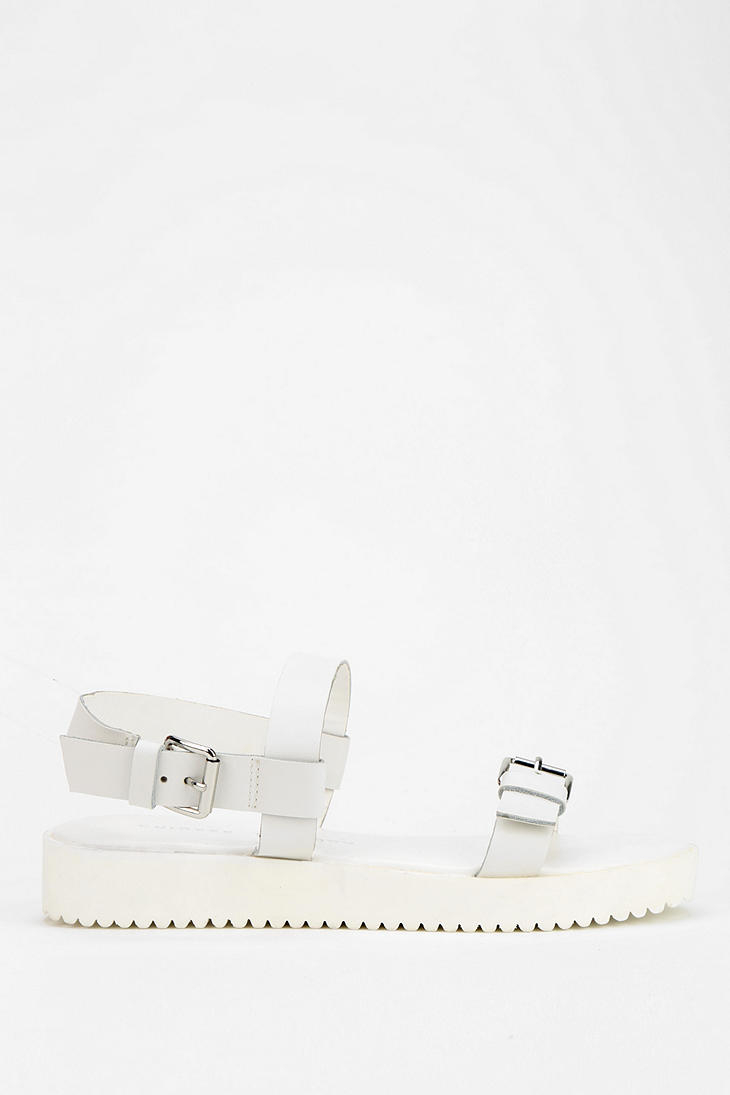 Lyst - Chinese Laundry Noteworthy Treaded Flatform Sandal in White