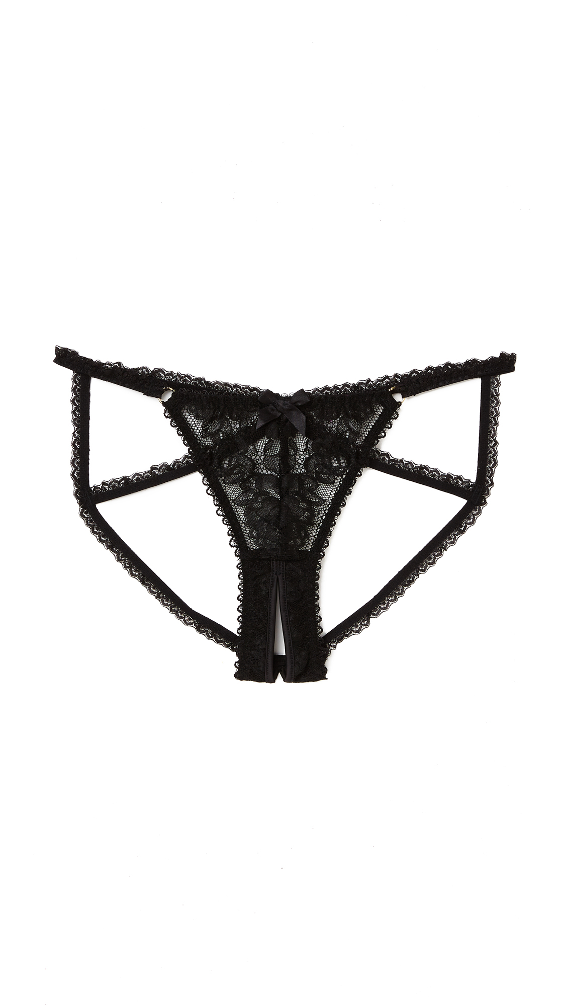 L'agent by agent provocateur Estella Ouvert Panties - Black in Black | Lyst