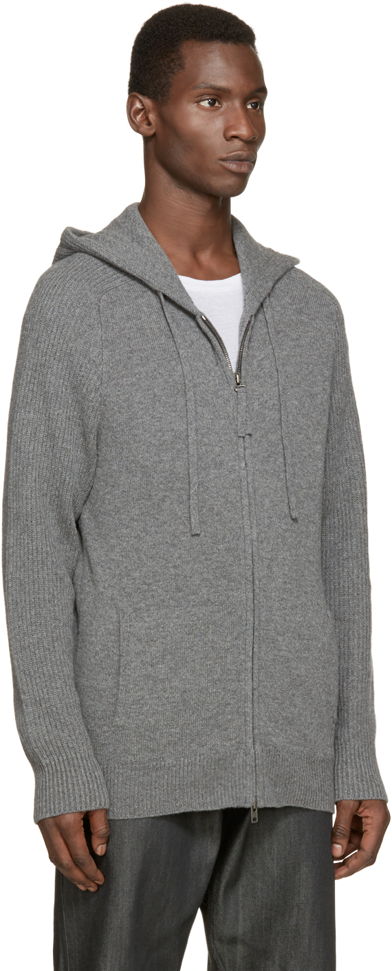 grey helmut lang hoodie