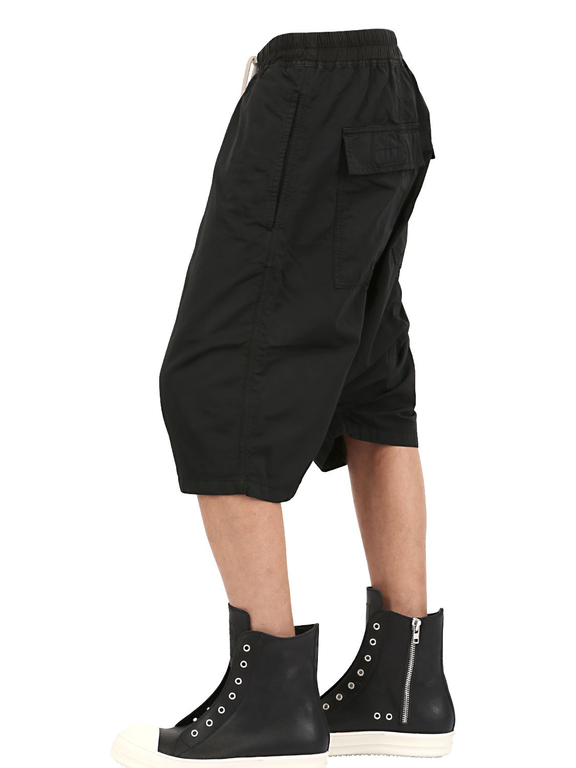 Lyst - Rick Owens Drkshdw Cotton Nylon Shorts in Black for Men