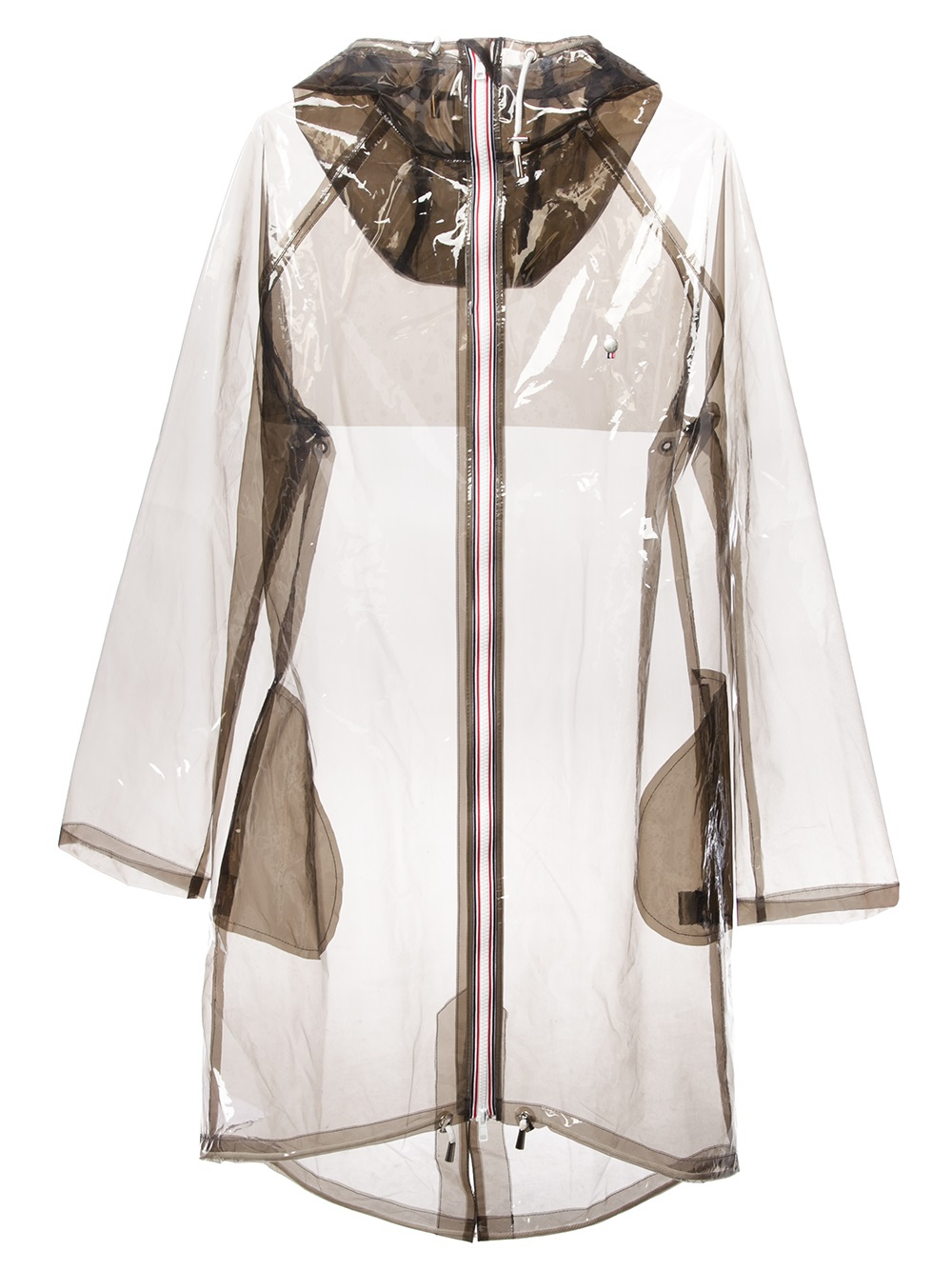 Lyst - Wanda Nylon Transparent Raincoat in Gray