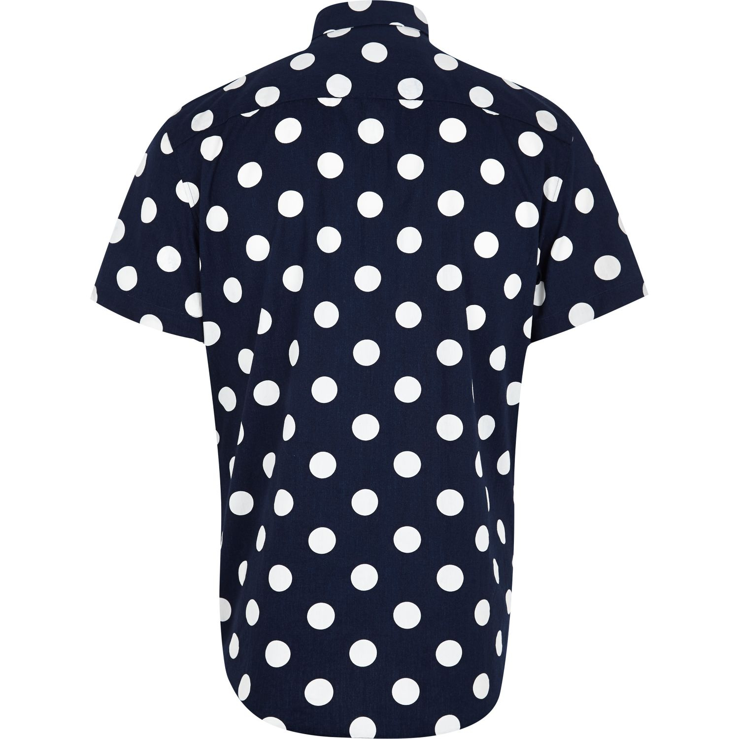 blue dot shirt mens