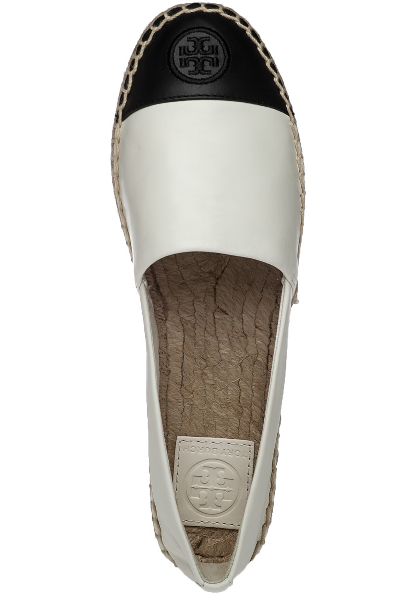 tory burch espadrille white