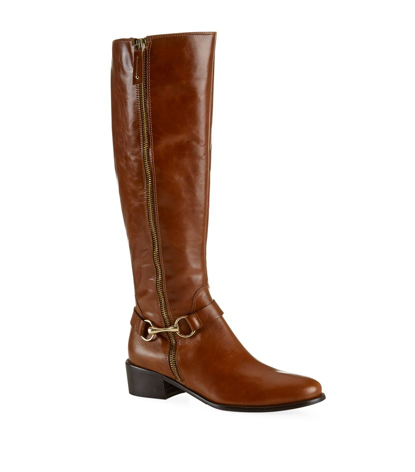 Carvela kurt geiger Waffle Riding Boot in Brown | Lyst