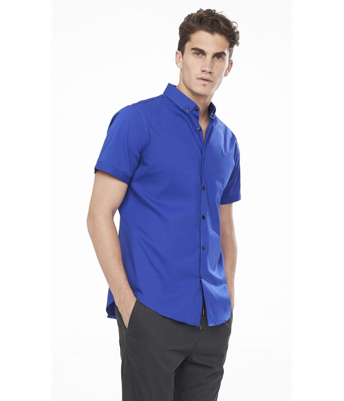royal blue dress shirt express