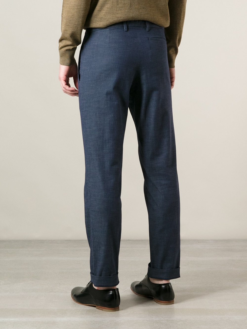 A.p.c. Staid Trousers in Blue for Men | Lyst
