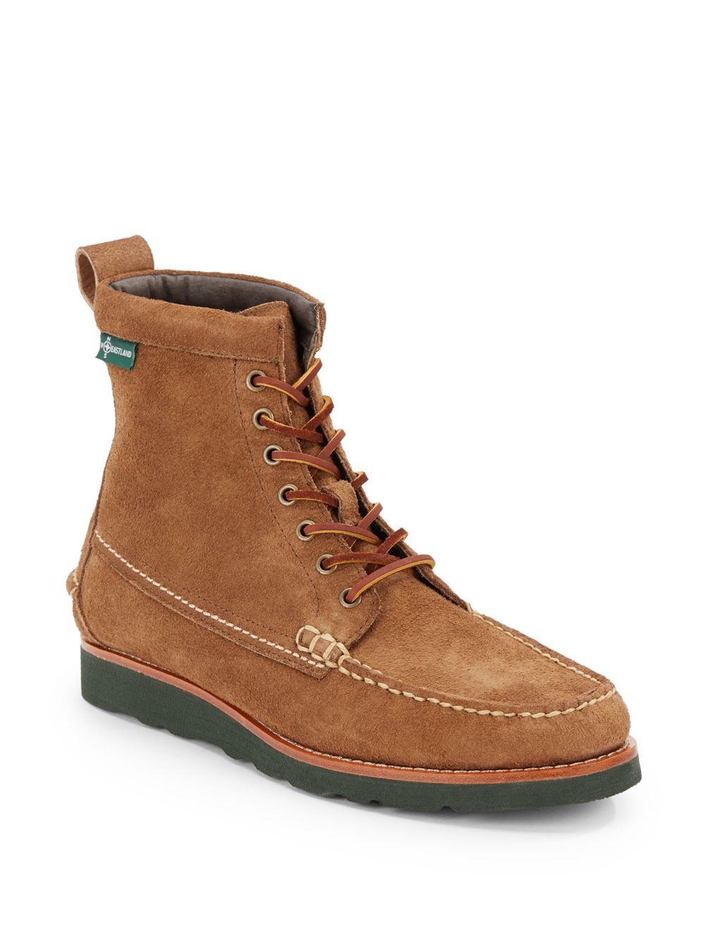 Eastland Sherman 1955 Moc-Toe Suede Boots in Brown for Men (wheat) | Lyst