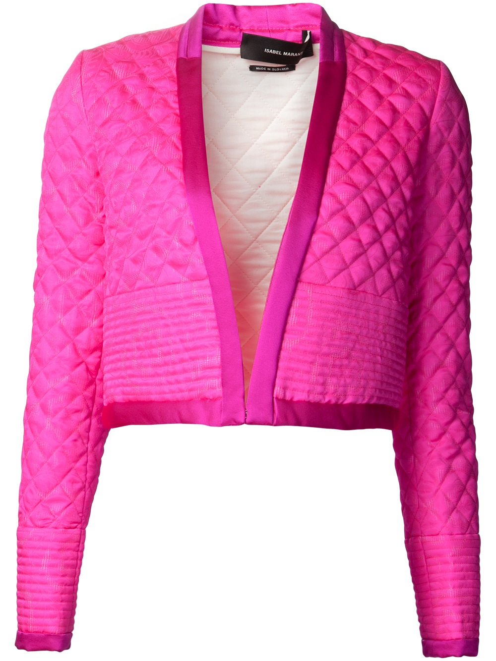 Lyst Isabel Marant Quilted Jacket in Pink