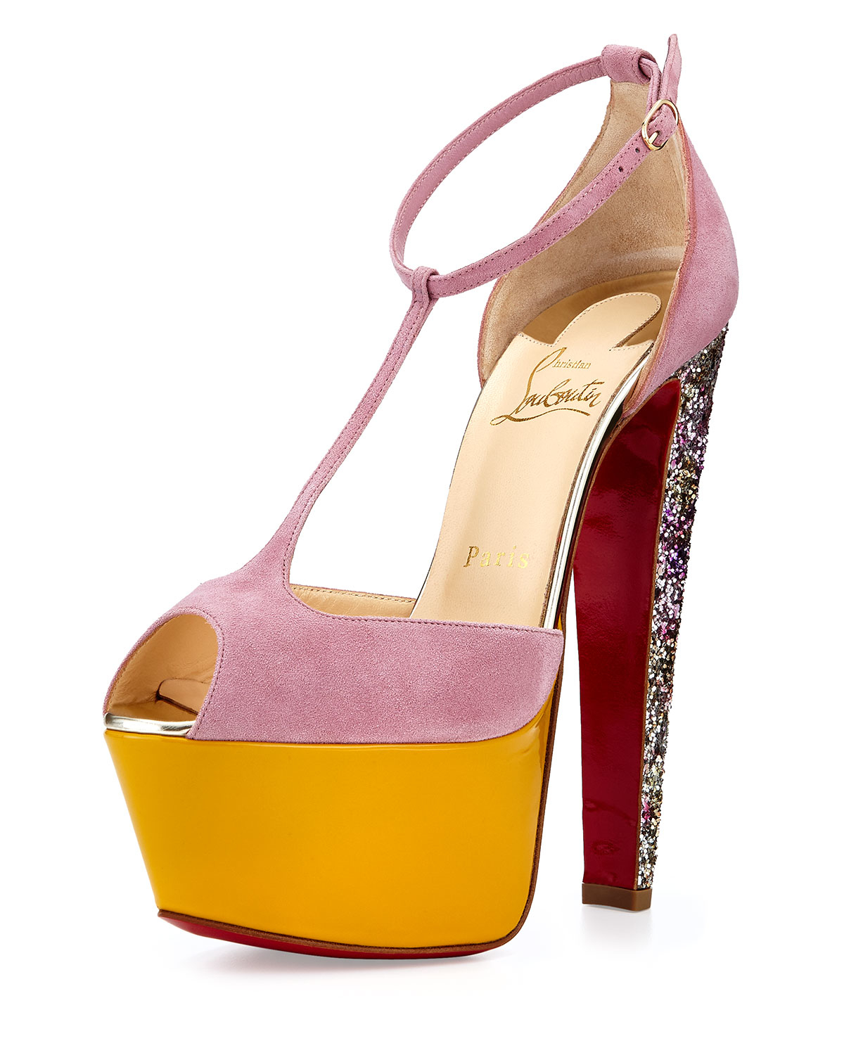 christian louboutin pumps Pink snakeskin covered heels | cosmetics ...