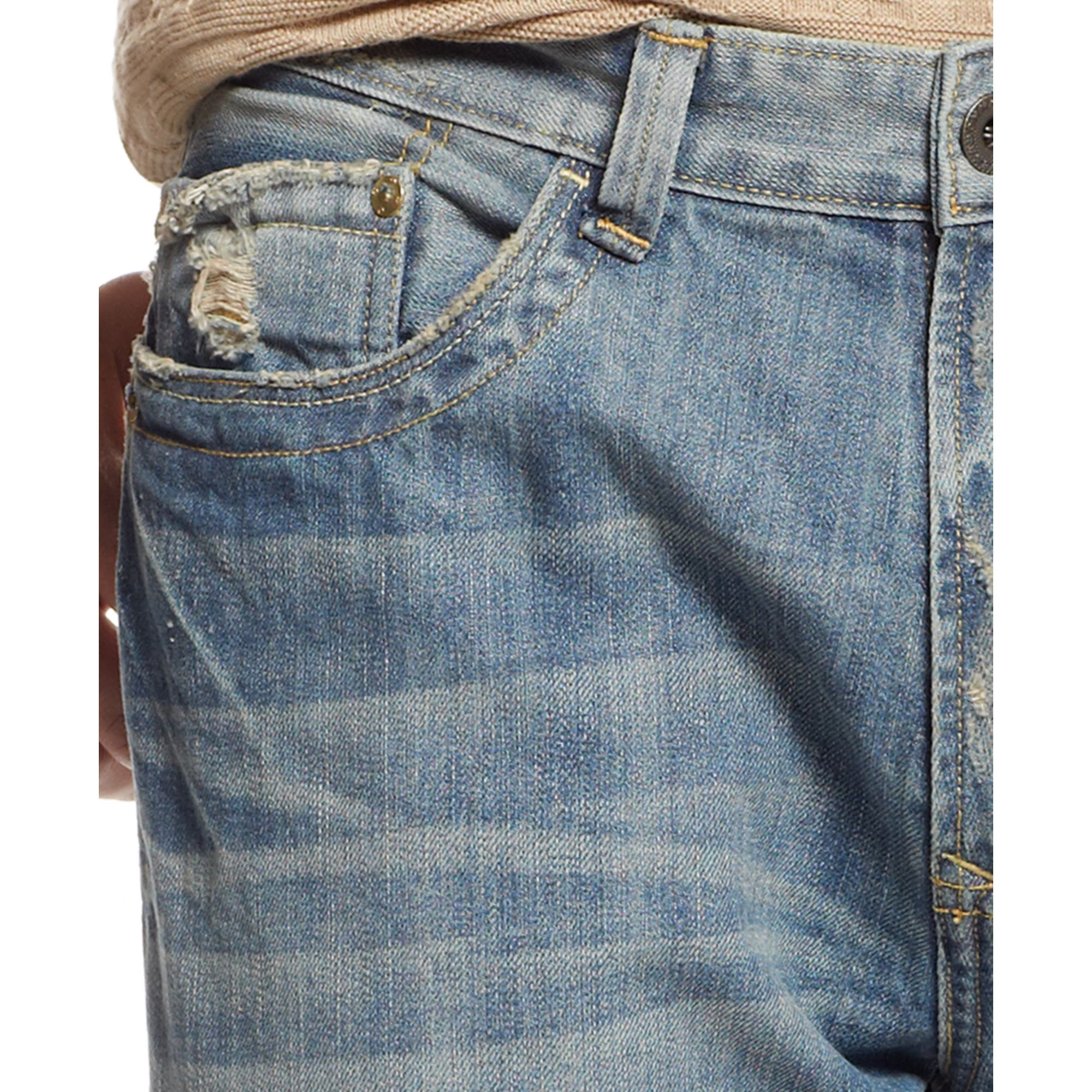 Sean john Selvedge Flap Pocket Jeans in Blue for Men Lyst