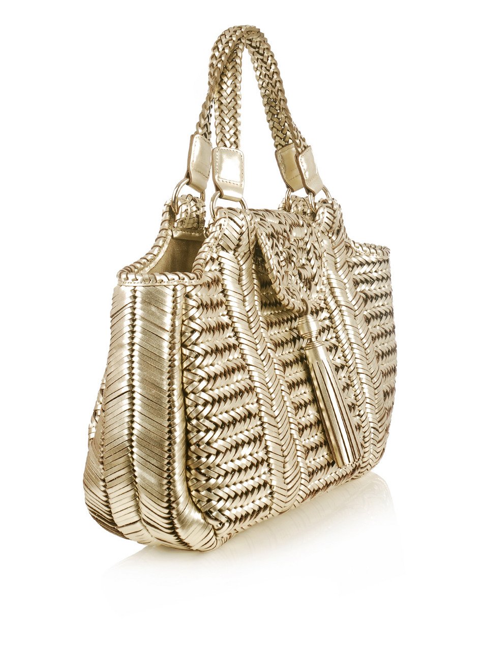 anya hindmarch woven bag