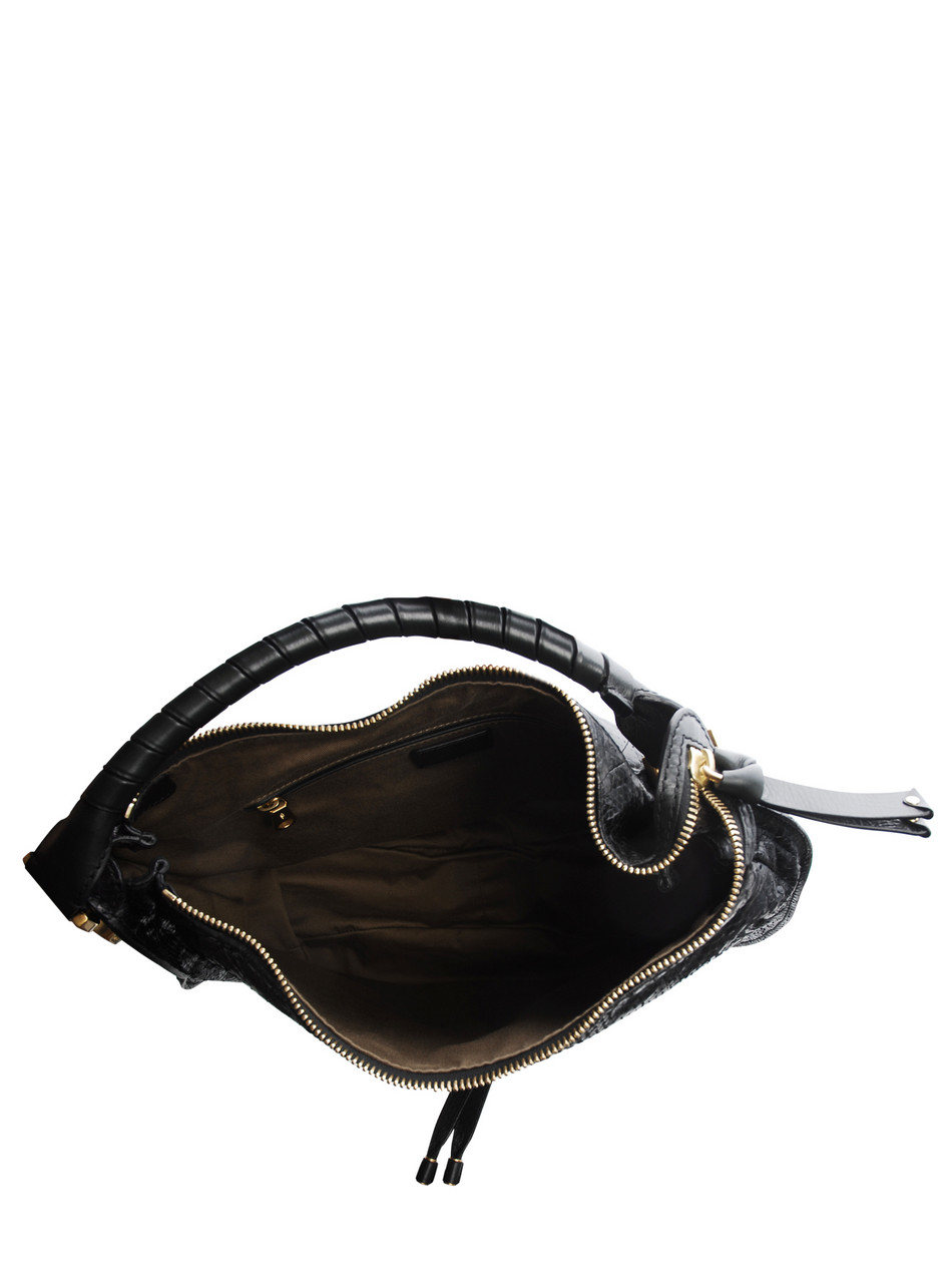 Chlo Python Marcie Bag in Black | Lyst  