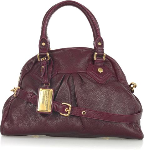 Marc By Marc Jacobs Baby Aidan Leather Bowling Bag in Purple (burgundy ...