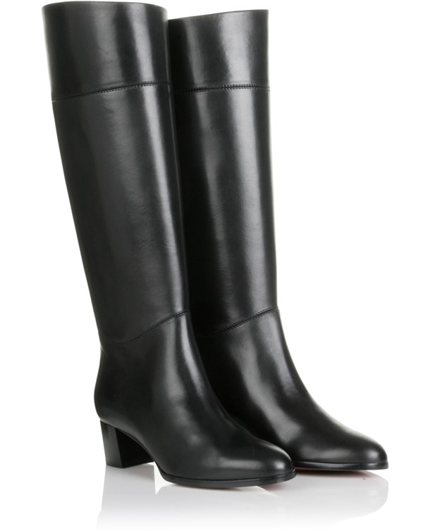 christian louboutin Tuba Black Leather | The Little Arts Academy  