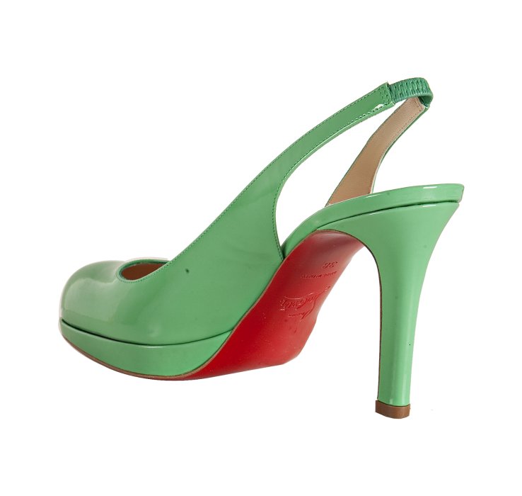 louboutin platform slingback