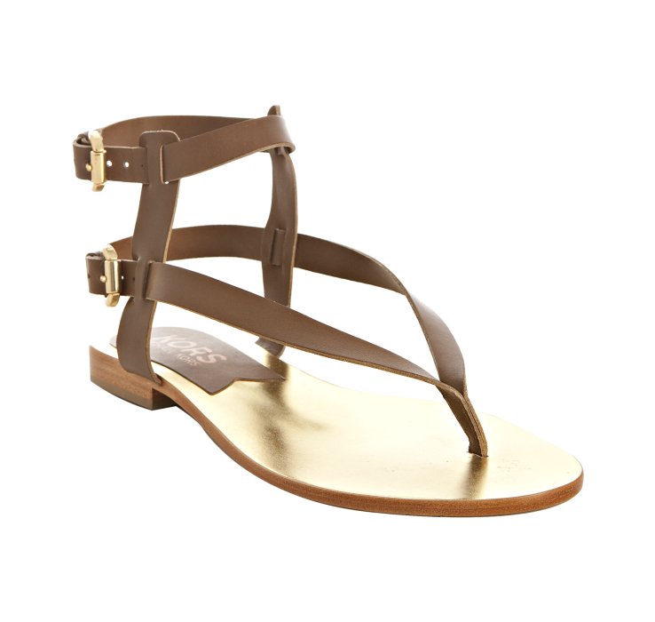 Kors By Michael Kors Luggage Leather Scorpion Gladiator Sandals in ...