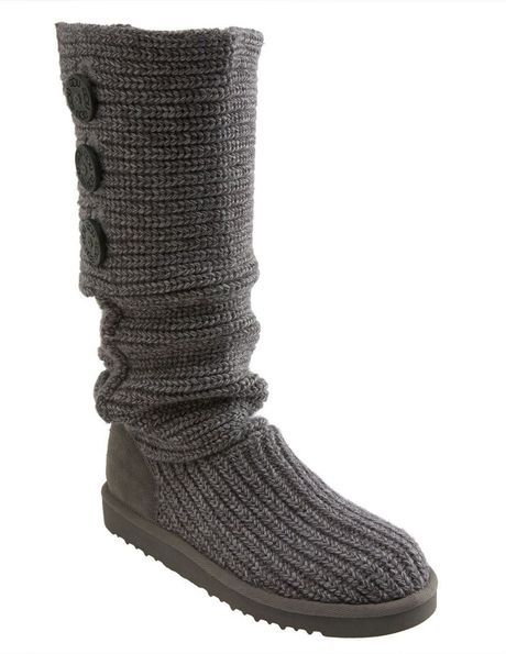 Ugg 'Cardy' Classic Knit Boot in Gray (grey) | Lyst