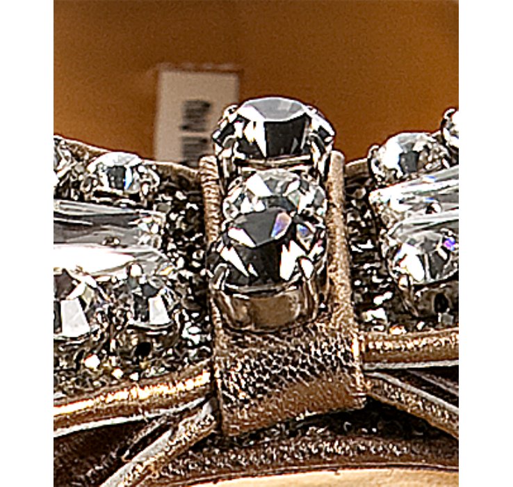 miu miu silver flats