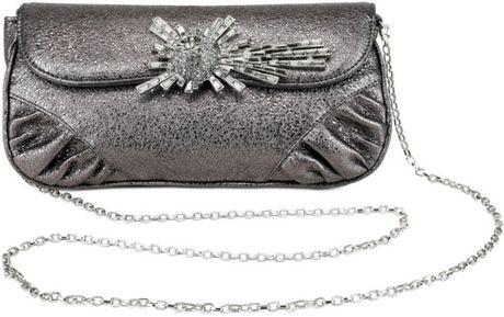 Raven Kauffman Couture Sparkle Lambskin Swarovski Shoulder Bag in ...