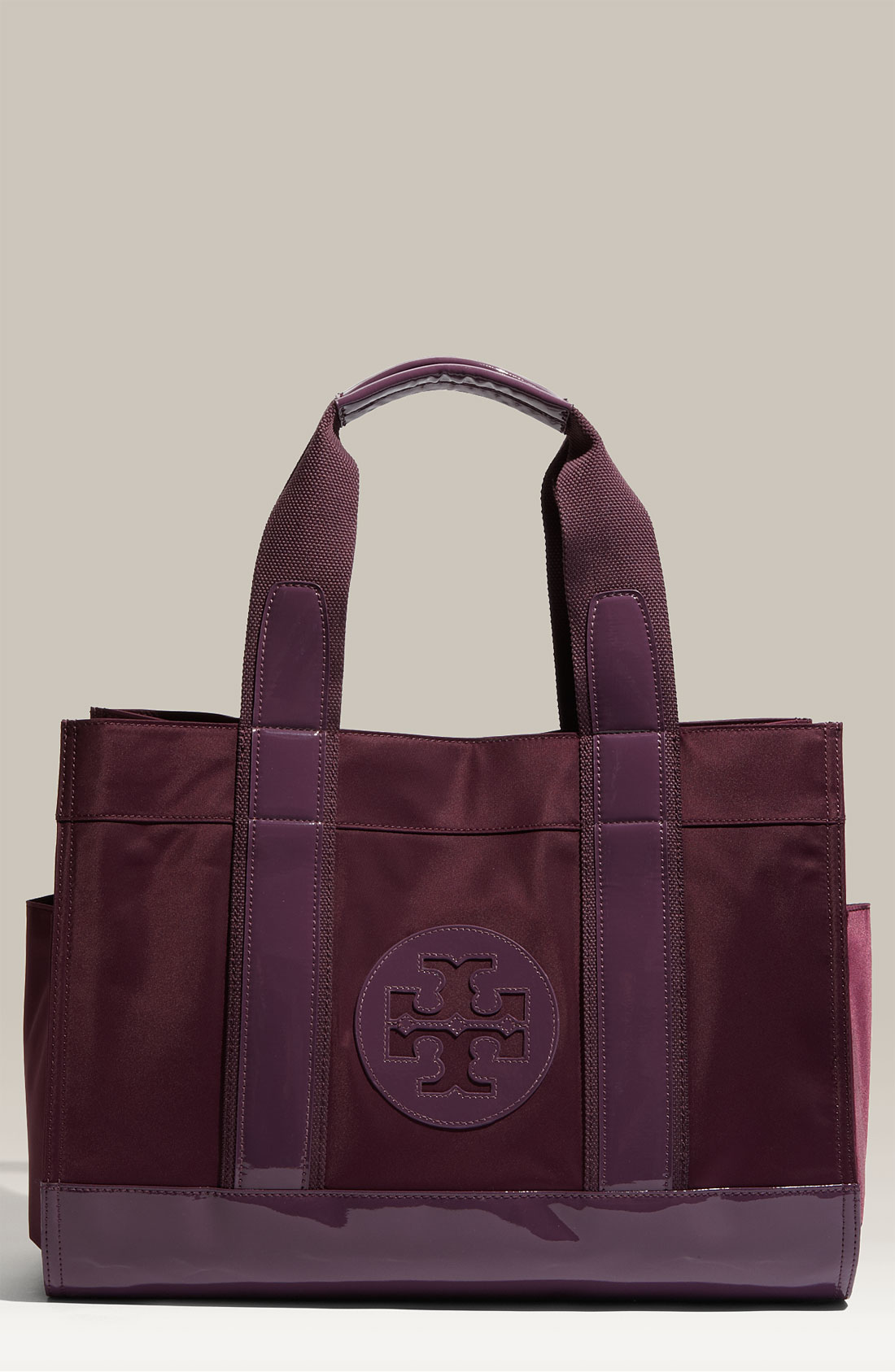 nylon tory burch tote bag