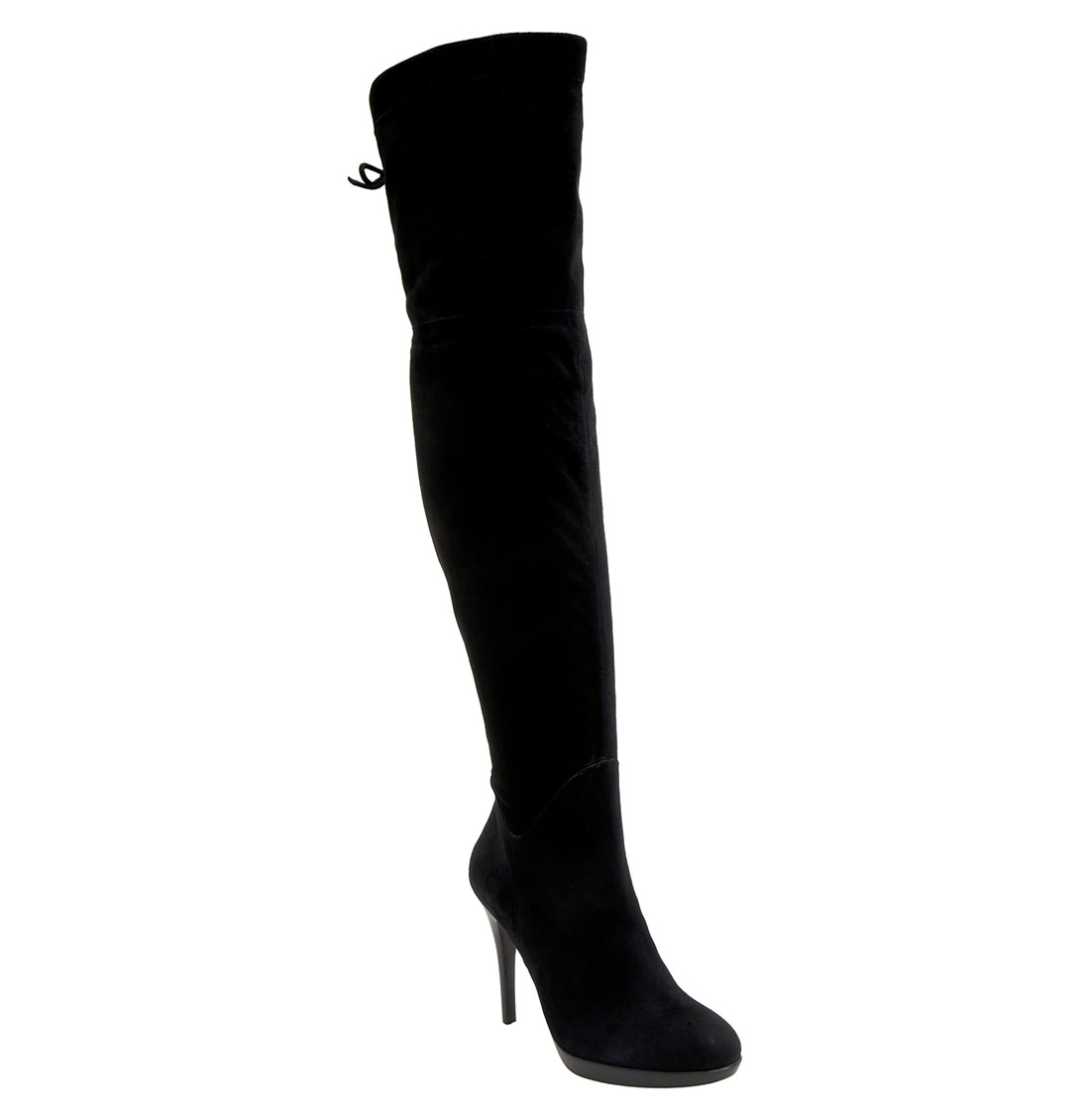Sam Edelman Vesey Thigh High Boot in Black (black suede) | Lyst