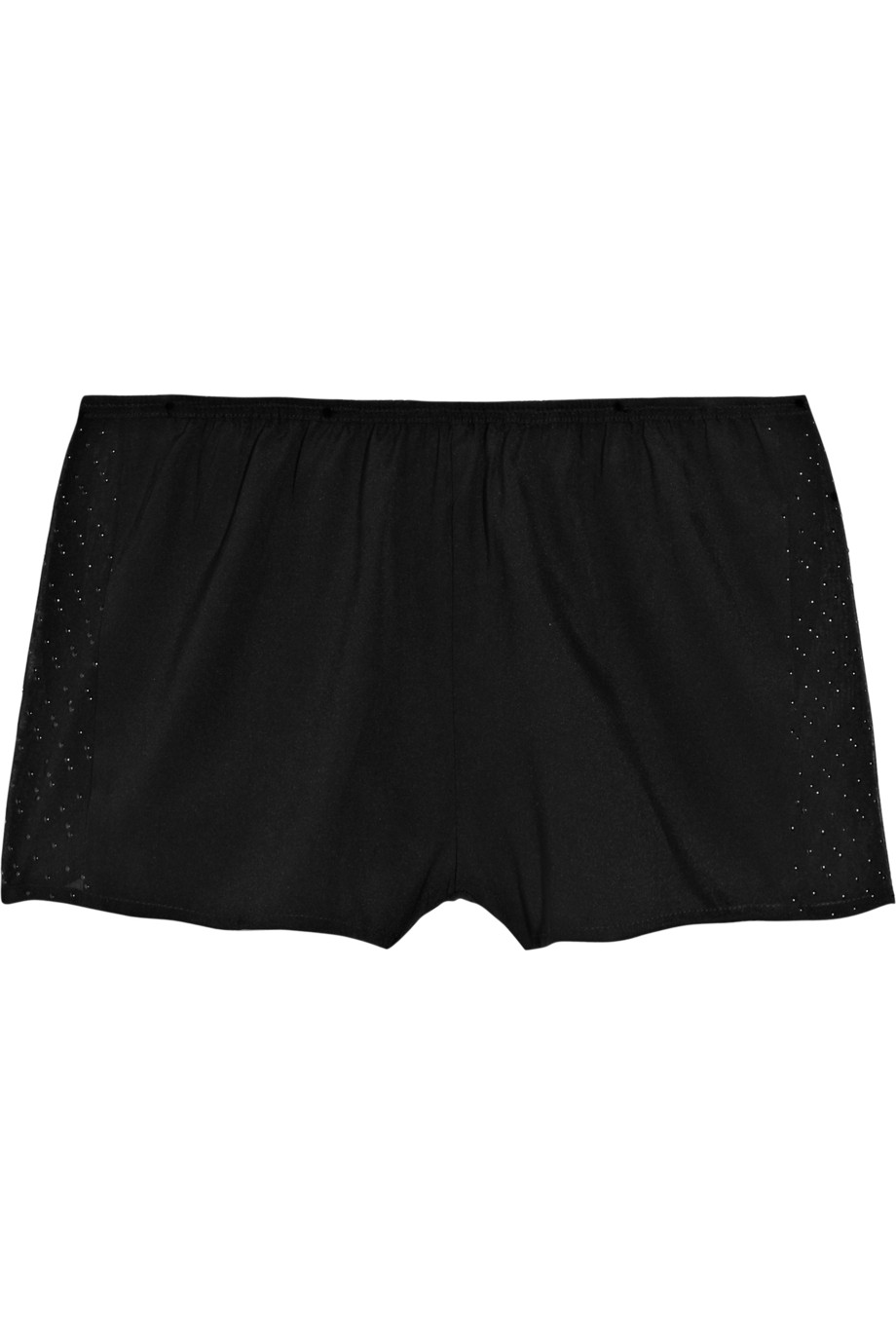 3.1 Phillip Lim Embellished Stretch-silk Boy Shorts in Black | Lyst