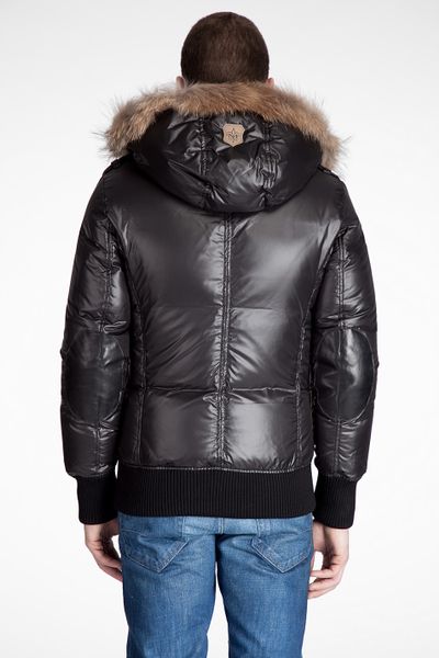 Mackage Cocoa Quilted Kaine Fur Trim Hooded Down Fill Bomber Jacket in ...