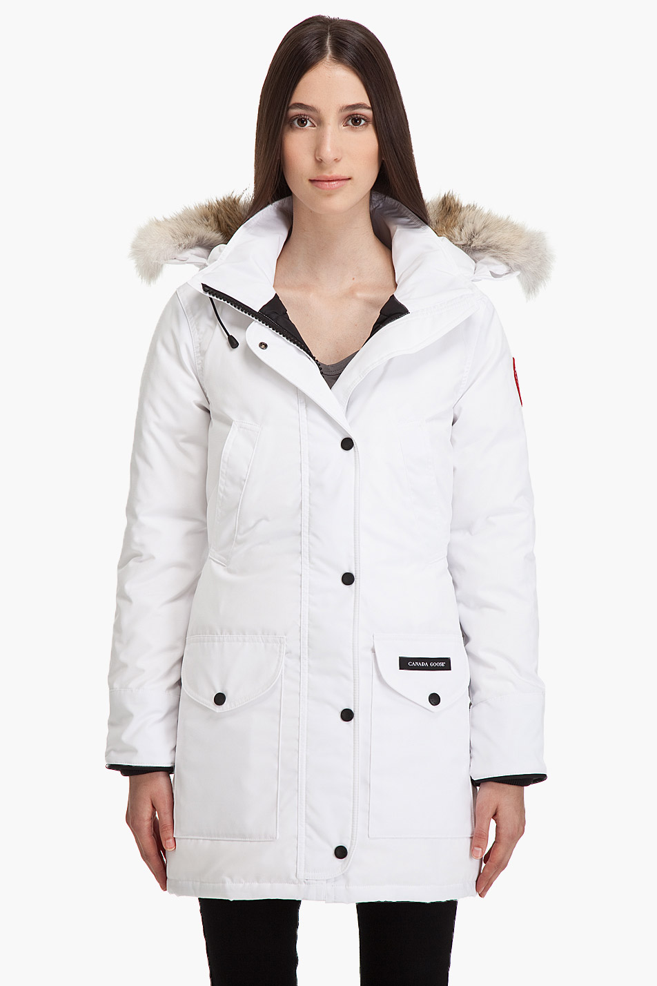 canada goose Parkas White canada goose Parkas White