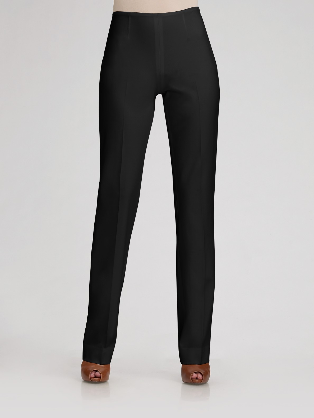 Ralph lauren black label Lombard Bi-stretch Wool Pants in Black | Lyst