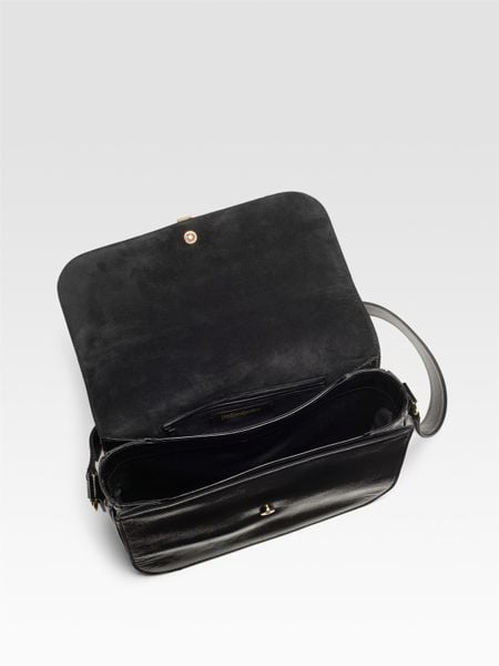 Yves Saint Laurent Chyc Large Patent Flap Shoulder Bag \u2013 Shoulder ...  