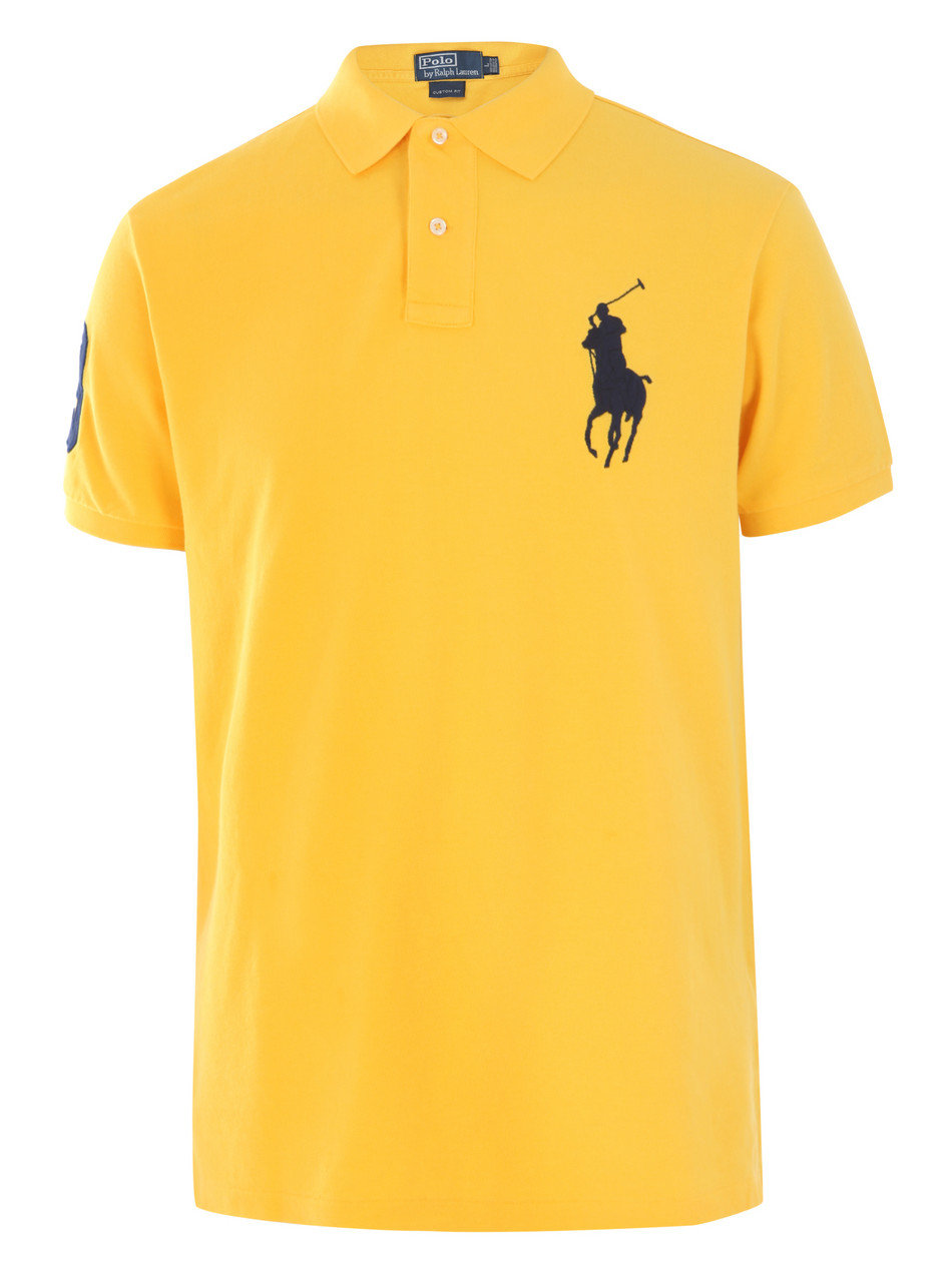 Ralph Lauren Polo Shirt in Yellow for Men | Lyst