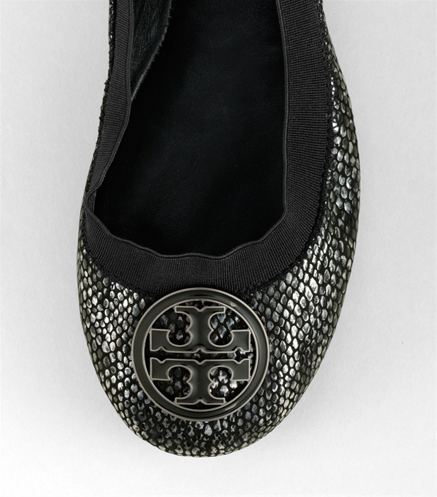 tory burch snake print flats