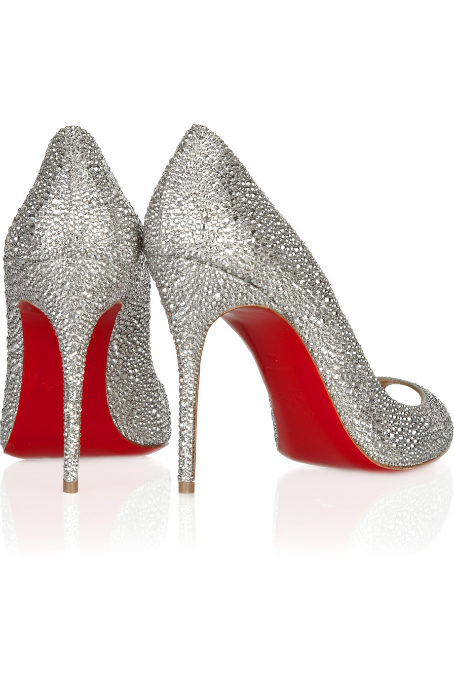 louboutin heels crystals