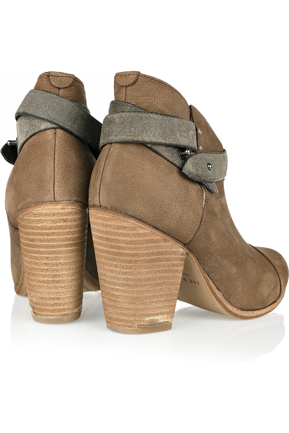 Lyst - Rag & Bone Harrow Leather Ankle Boots in Brown