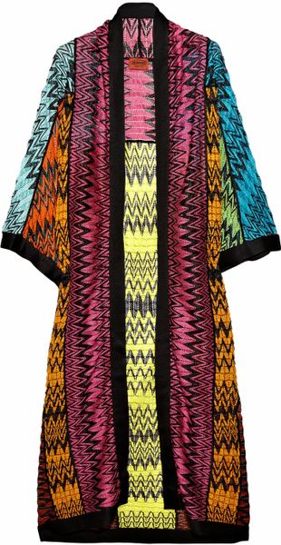 Missoni Shannon Crochet-knit Cardigan in Multicolor (multicolored) | Lyst
