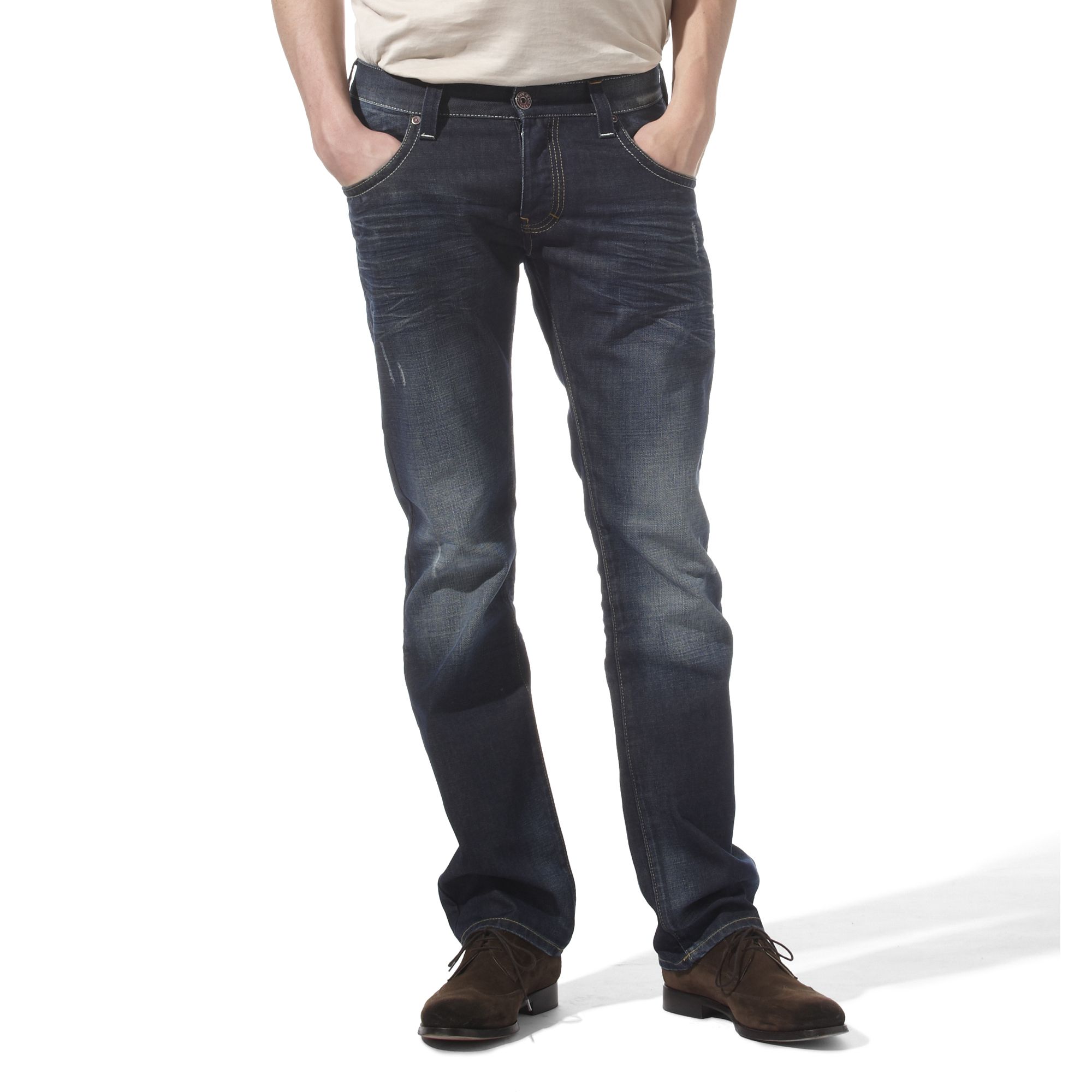 Armani Jeans Extra Back Pocket Slim Jeans in Blue for Men | Lyst