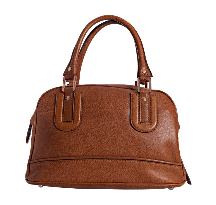 Lyst - Longchamp Cognac Pebbled Calfskin Cosmos Medium Handbag in Brown