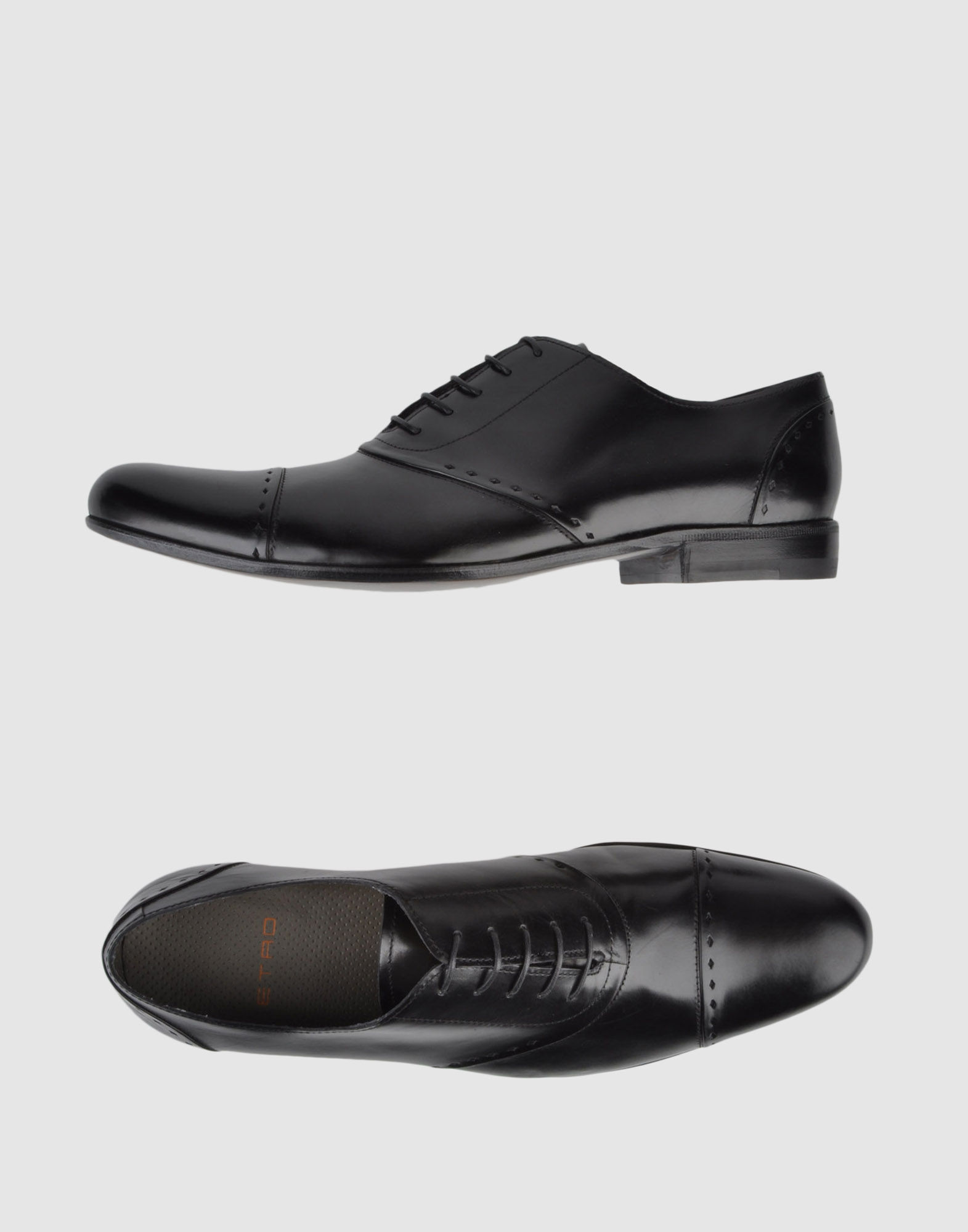 Etro Laced Shoes in Black for Men | Lyst