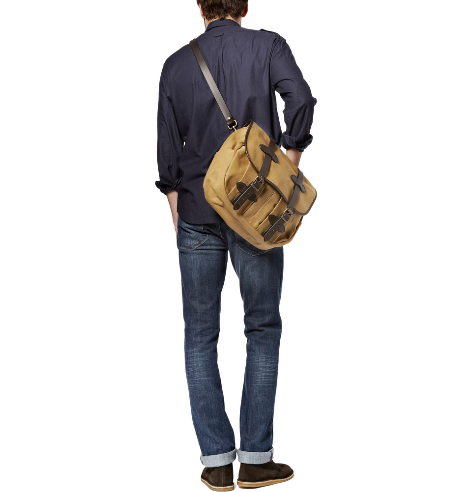Lyst Filson Cotton Canvas Field Messenger Bag in Brown for Men