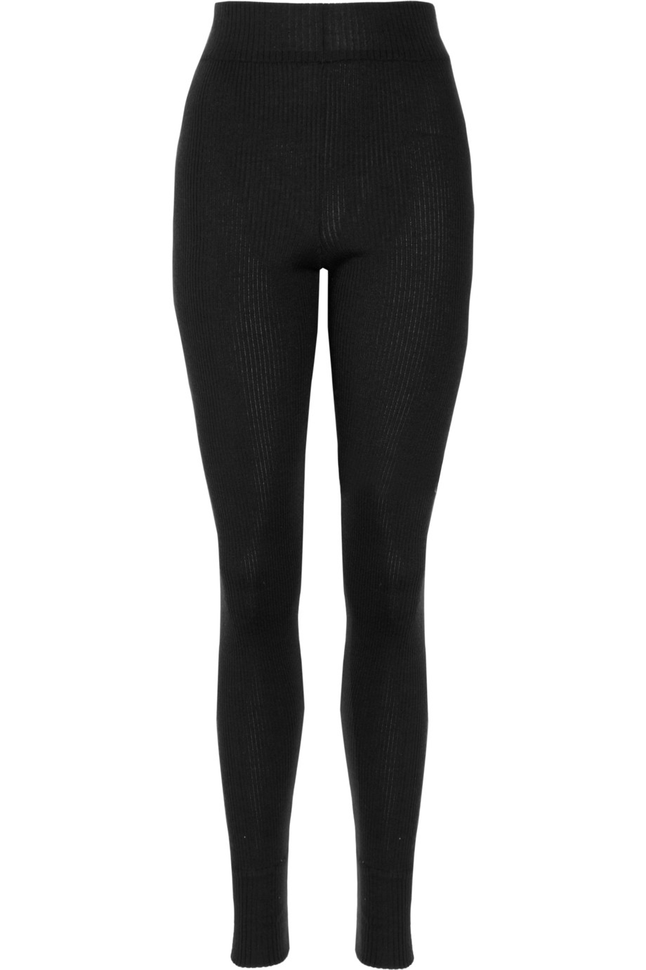 Dolce & Gabbana Ribbed Cashmere-blend Leggings in Brown (chocolate) | Lyst